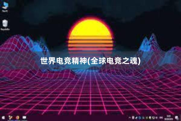 世界电竞精神(全球电竞之魂)