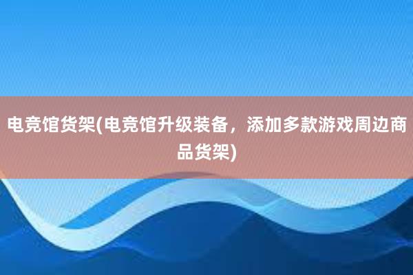 电竞馆货架(电竞馆升级装备，添加多款游戏周边商品货架)