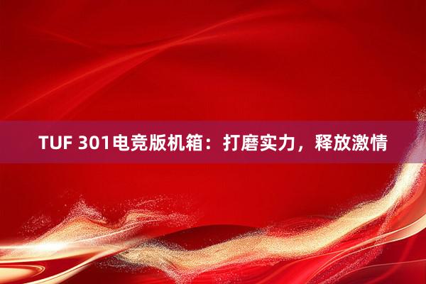 TUF 301电竞版机箱：打磨实力，释放激情