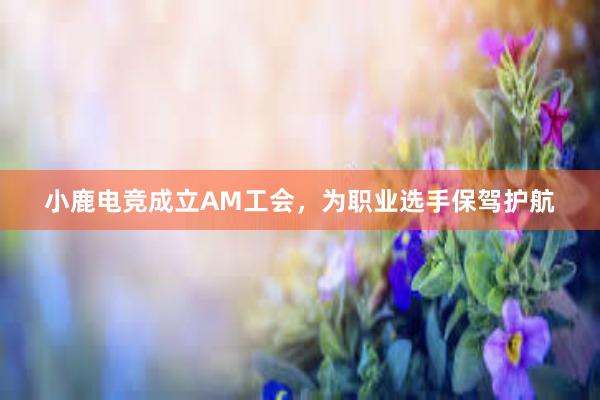 小鹿电竞成立AM工会，为职业选手保驾护航